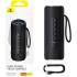Baseus AeQur Series VO20 Bluetooth Speaker with Ambient RGB Light | BT 5.3, 15H Playtime, 15W Loud Stereo Sound, Deep Bass - Black